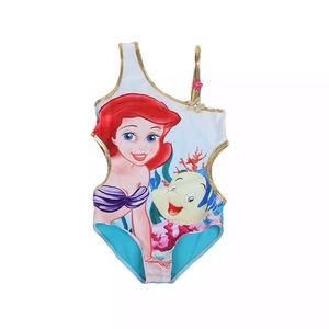 Little Mermaid screen print bathing suit